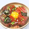 nyanco先生's cooksnap of when they made あとをひく！超簡単！月見マグロ丼.