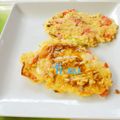 夢夢555's cooksnap of when they made ご飯とハムのお焼き&しらす&チーズ入り.
