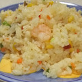 きらり流れ星's cooksnap of when they made 炊飯器で簡単♪エビピラフ.