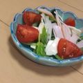 きらり流れ星's cooksnap of when they made ５分で完成☆寿司酢でトマトとハムのサラダ.