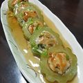 sanae7224's cooksnap of when they made 和風ゴーヤの鶏ひき肉詰め＆あんかけ.