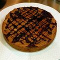 Blue12345's cooksnap of when they made アメリカ～　☆チョコレートチーズケーキ☆.