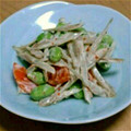 たにとし's cooksnap of when they made 柚子胡椒風味♡新ごぼうサラダ.