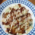 ペコりん☆ママ's cooksnap of when they made ゴーヤとじゃが芋のお好み焼き.