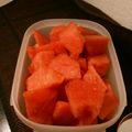 大魔女's cooksnap of when they made すいかキューブ.