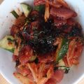 OTnagi's cooksnap of when they made マグロのキムチ和え.