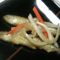 お腹がポニョ's cooksnap of when they made 超簡単でうまっ☆わかさぎちゃんの南蛮漬け.