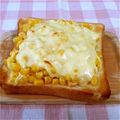 みのりっくす's cooksnap of when they made チーズがとろ～り☆マヨコーントースト.