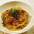 maruumar's cooksnap of when they made ツナときのこのバター醤油パスタ.