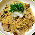 チョイコ's cooksnap of when they made 豚のナスのあっさり和風パスタ✨.