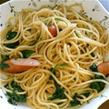 きひばうわー's cooksnap of when they made 簡単☆ほうれん草とベーコンの和風パスタ.