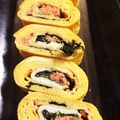 ねこマリア's cooksnap of when they made ごま油香る✿たらこと大葉の卵焼き.
