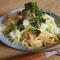 モモタ's cooksnap of when they made 簡単ランチ♫♬大根ツナ　パスタ.