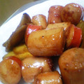 maruru-nn's cooksnap of when they made おさつとソーセージのオイマヨカレー炒め.
