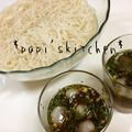 papikun's cooksnap of when they made 夏は素麺！生姜･みょうが･青じそ薬味だれ.