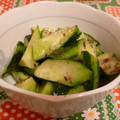 rie-tin's cooksnap of when they made きゅうりの梅和え.
