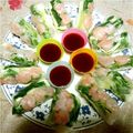 ほしーの☆'s cooksnap of when they made ヘルシー！海老とアボガドと豆腐の生春巻き.