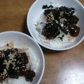 RINRI☆'s cooksnap of when they made まぐろ漬け丼.