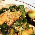 しずく８'s cooksnap of when they made 暑い日でも簡単★水ナスとオクラのサラダ.