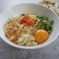 まさたかまま's cooksnap of when they made 我が家の釜玉うどん♡明太子バター味.