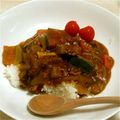 ぴぃーちゃそ's cooksnap of when they made ひき肉の夏野菜カレー＊.