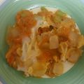 にゃおん♪♪♪'s cooksnap of when they made アスパラと山菜の「彩り」ニンジンしりしり.