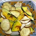 ひろの、's cooksnap of when they made 犬おやつ　簡単レンジ野菜チップス　.