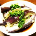 Mi33's cooksnap of when they made レンジでチン！冷やしナスのネギソース.