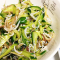いちごLIFE's cooksnap of when they made みょうがときゅうりとじゃこのサラダ.