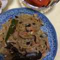 ルナＰボール's cooksnap of when they made 生姜焼のタレdeいんげんのチャプチェ♪.