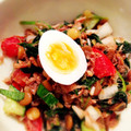 lune7's cooksnap of when they made 葉酸たっぷり♡レンズ豆とケールのサラダ♡.