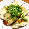 YUKIKI☆'s cooksnap of when they made 薄切り茄子のさっぱりネギポン酢.