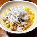 YUKIKI☆'s cooksnap of when they made ☆しらす＆納豆のせ卵かけご飯☆.