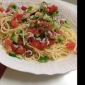 ハナチョパパ's cooksnap of when they made ◇トマトとシラスの冷製パスタ◇.