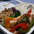 yappyパクパク's cooksnap of when they made お弁当☆豚肉ピーマン人参のオイスター炒め.
