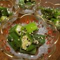 ぽんずー's cooksnap of when they made 簡単★おくらのごま和え.