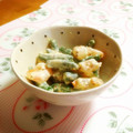 komutatata's cooksnap of when they made エビとインゲンのマスタードマヨネーズ和え.