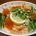 ぽんずー's cooksnap of when they made 鮭といくらの和風スパゲティー.