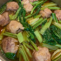 junkoの日々's cooksnap of when they made 豚こまだんごと小松菜の煮浸し.