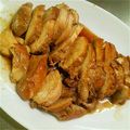 チョコパッパ's cooksnap of when they made 鶏のムネ肉でチャーシュー.