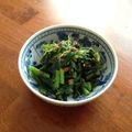 ☆あっかー☆'s cooksnap of when they made モロヘイヤの梅和え.