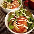米俵米子's cooksnap of when they made 夏！鳥唐揚げ甘酢丼.