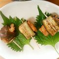 れあきち's cooksnap of when they made 白茄子のテンペ巻き　梅肉風味.