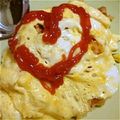 kam嫁's cooksnap of when they made うまっ！とろとろ卵をのせる♪オムライス.
