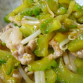 Connie☆K's cooksnap of when they made 豚コマとゴーヤのオイスターソース炒め.