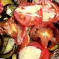 YusheiMaM's cooksnap of when they made 簡単、茄子とズッキーニのトマトチーズ焼き.