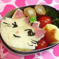 わはは猫's cooksnap of when they made ☆マリーのサンドイッチ（キャラ弁）☆.