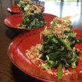 oyukidesu's cooksnap of when they made のせるだけ☆じゃこほうれん草おひたし♪.