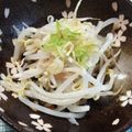 cao3mei2's cooksnap of when they made 鶏皮ともやしのポン酢和え.