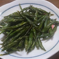 むち柴's cooksnap of when they made さやいんげんで簡単おかず.